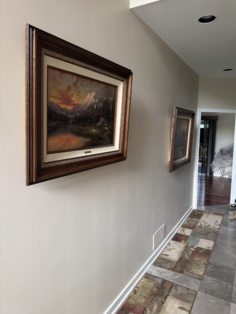 interior house painting - coat of paint